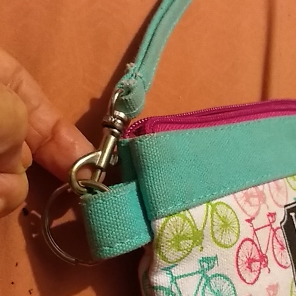 Life is a beautiful ride cosmetic bag wristlet - Picture 3 of 6